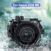 Sea frogs for Canon EOS M6 Can Be Used with 18-55mm Lens 130ft/40m Sea frogs Underwater Camera Housing Waterproof Case (Housing + Red Filter) view 2