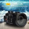 Sea frogs for Canon EOS M6 Can Be Used with 18-55mm Lens 130ft/40m Sea frogs Underwater Camera Housing Waterproof Case (Housing + Red Filter) view 3