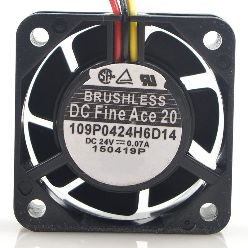 109P0424H6D14 A90L-0001-0385#A DC24V 0.07A 4020 4cm 3-Wire Cooling Fan