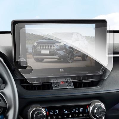 BIBIBO 2pcs for 2023 2024 Toyota RAV4 Screen Protector 2023 2024 Toyota RAV4 10.5 inch Navigation Display,for 2023 2024 RAV4 (TRD Off-Road/Limited/Hybrid SE/Hybrid XSE/Hybrid Limited/Prime XS) PET Nano Protective Film RAV4 2023 2024