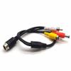 GXMRHWY GX12 4 Pin Male Connector Aviation Cable Adapter Cable to DC RCA CCTV Camera Cable 1M view 2