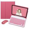 YEEHi iPad mini 5th Generation iPad mini 4 Keyboard Case Mouse Color Keyboard Cute Detachable Removable Bluetooth Keyboard Cover for iPad mini 5 mini 4 (Dark Pink) view 1