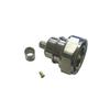 GXMRHWY 7/16 DIN Male Connector Straight Coax Crimp Type for RG142 Cable view 1