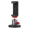 Andoer Mini Ball Head 360 Rotating Ballhead Tripod Mount Aluminum Alloy with Magnetic Base Phone Holder Replacement for Smartphone view 2