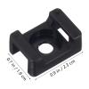 120pcs Gold Cord Anchor Wire Holder Cable Tie Mount Base Saddle Tie Mounts for Easy Cable Management view 2