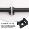 120pcs Gold Cord Anchor Wire Holder Cable Tie Mount Base Saddle Tie Mounts for Easy Cable Management view 4