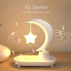 3 in 1 with Bluetooth audio and wireless charging function of the LED bedside romantic colorful atmosphere night light( Note: Bluetooth speaker does not support voice call function) (Star Star) view 2