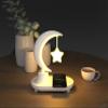 3 in 1 with Bluetooth audio and wireless charging function of the LED bedside romantic colorful atmosphere night light( Note: Bluetooth speaker does not support voice call function) (Star Star) view 4