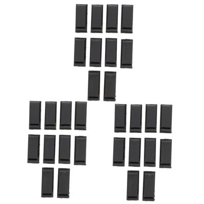 Mobestech 30pcs Self-Adhesive Cord Clips Wire Holders for Cords Desktop Cable Organizer