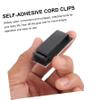 Mobestech 30pcs Self-Adhesive Cord Clips Wire Holders for Cords Desktop Cable Organizer view 2
