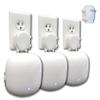 The Nest WiFi Pro Genie Wall Mount Outlet Holder Stand (3-Pack) | Lowest Profile | Open Access | No Messy Screws or Tape | Reinforced Support | Horizontal and Vertical Outlets view 1