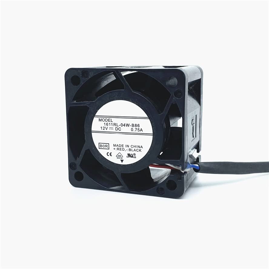 12V 0.75A 1611RL-04W-B86 4028 40MM 4CM 40x40x28 mm for 1U 2U Server Fan Big Power Cooling Fan 4pin