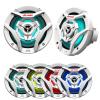 2 Pairs (QTY 4) of JVC CS-DR620MWL 6.5" 260 Watts Peak Power Marine Motorsports 2-Way White Audio Speakers with MultiColor LED Illumination view 2