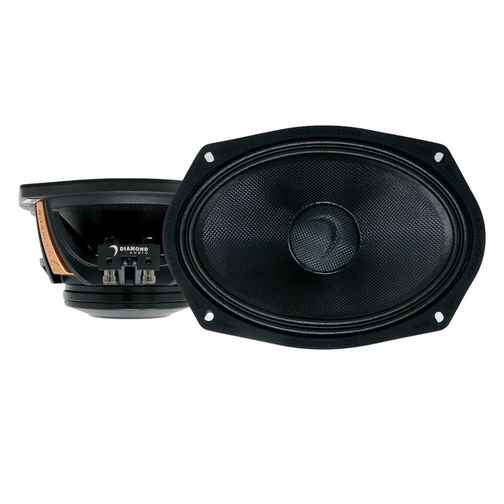 Diamond Audio MS69NEO - 6" x 9" Motorsport High Output 4 Neo Midrange RMS Midrange Coaxial Speakers - High Performance Audio Upgrade