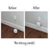 The Nest WiFi Pro Genie Wall Mount Outlet Holder Stand (1-Pack) | Lowest Profile | Open Access | No Messy Screws or Tape | Reinforced Support | Horizontal and Vertical Outlets view 4
