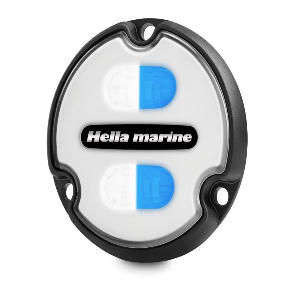 Hella Marine Underwater Light Apelo A1 Plastic Housing 1800 Lumen Blue - White - White Lens 2LT 016 145-011