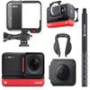 Insta360 ONE RS Twin Edition Waterproof 4K 60fps Action Camera 5.7K 360 Camera Interchangeable Lenses Stabilization 48MP Photo Active HDR with Extendable Selfie Stick and Sticky 360 Lens Guard view 1