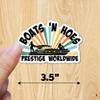 3.5" Boat N Hoes Funny Nostalgic Comedy Stepbrothers Laminated Sticker prestige worldwide funny for tablet, tumbler, laptop, kindle view 2