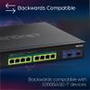 TRENDnet 10-Port Multi-Gig Web Smart PoE+ Switch, 8 x 2.5GBASE-T PoE+ Ports, 2 x 10G SFP+ Slots, Metal Housing, Managed Network Ethernet Switch, Lifetime Protection, Black, TPE-3102WS view 4