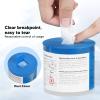 100 Pieces Fiber Optic Cleaning Wipes, Optical Optic Cable Cleaning Tool, Optic Endface Cable End Connector Cleaning Paper for Precise Instruments view 4