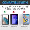 360 Degree Rotation Portable Case for Samsung Galaxy Tab A8 10.5 2022, Lightweight TPU with Auto Sleep/Wake Cover for Galaxy A8 10.5 Inch Tablet SM-X200/X205/X207, Sunflower Girl with Tattoos view 2