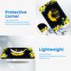360 Degree Rotation Portable Case for Samsung Galaxy Tab A8 10.5 2022, Lightweight TPU with Auto Sleep/Wake Cover for Galaxy A8 10.5 Inch Tablet SM-X200/X205/X207, Sunflower Girl with Tattoos view 4