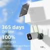 Rraycom 4 Pack Security Cameras Wireless Outdoor Solar Powered with AI Detection, 2K Color Night Vision Security Camera with 2 Way Audio, Alexa, No Monthly Fee, Spotlight & Siren, IP65 Waterproof view 2