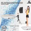60cm Electric Rotating Turntable, 360 Degree Display Stand for Photography, Display Jewelry, Watch, Collectibles - Speed Adjustable, Bearing 100kg,White view 4