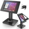 AboveTEK Anti-Theft iPad Kiosk Stand  POS iPad Security Stand & Locking Tablet Holder  Heavy Duty Base, 360 Swivel, 75 Tilt Bracket  Perfect for Retail Business (Black) view 1