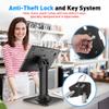 AboveTEK Anti-Theft iPad Kiosk Stand  POS iPad Security Stand & Locking Tablet Holder  Heavy Duty Base, 360 Swivel, 75 Tilt Bracket  Perfect for Retail Business (Black) view 3