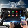 2din Car Radio 7" Touch Screen Bluetooth Multimedia player Carplay Android 9.0 built in GPS WIFI AM/FM/USB/Mirror Link with 4LED Camera compatible for Ford/Focus/S-Max view 2
