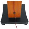 Rockville Pair SS36C 36" Classic Wood-Grain Speaker Stands, Solid MDF, 100 lb Capacity, Dual Top Plates, Isolation Pads, Brass and Rubber Spikes, Cable Management for Home Audio and Studio view 4