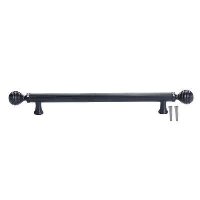 NOVOCE Handle,Cupboard Knobs,Handles Knobs Handle Kitchen Handle Furniture Handles Door Handles for Door Drawer Cabinets Door Knobs, with Screws (Color : Black, Size : Hole Distance 192mm)