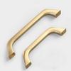 Handle,Cupboard Knobs,Brass Bar Handle Cabinet Handles Gold for Kitchen Cabinets Drawer Handle Furniture Handles Drawer Door Kitchen Cabinet Door Handles, for Bookcase Wardrobe Drawer(Hole Distance:12 view 2