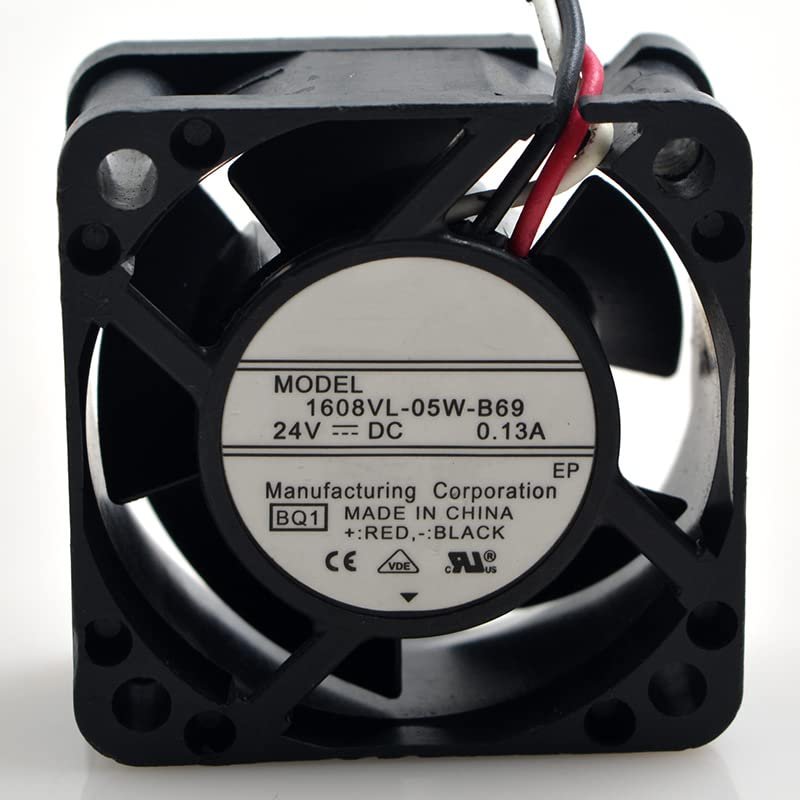 1608VL-05W-B69 DC24V 0.13A 4020 4cm 3-Wire Cooling Fan