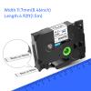 USUPERINK 50PK Compatible for Ptouch HSe-231 HSe231 HS-231 HS231 Black on White 11.7mm 0.46'' Heat Shrink Tubing for Wire Cable for PT1830VP PT1880 PT1900 PT1910 PT1950 Label Maker Tape view 4