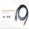 Diaianyfi Audiophile RCA to 2RCA Subwoofer Cable,1 RCA Male to 2 RCA Male Audio Cable RCA Y-Adapter,Oxygen-Free Copper,Nylon Braided Jacket (3.3FT) view 2
