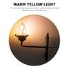 Yardwe Miniature Scene Lights - Vintage DIY 1:12 Scale LED Wall Sconces, 5pcs Set, Outdoor & Indoor Use view 4