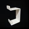 2 Pieces Headphone Hanger Headphone Hook Headset Holders Headphone Wall Mount with Screws Headset Acrylic Holder Mount for General Purpose Game Headphones Accessories (White) view 2