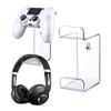 2 Pieces Headphone Hanger Headphone Hook Headset Holders Headphone Wall Mount with Screws Headset Acrylic Holder Mount for General Purpose Game Headphones Accessories (White) view 3