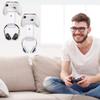 2 Pieces Headphone Hanger Headphone Hook Headset Holders Headphone Wall Mount with Screws Headset Acrylic Holder Mount for General Purpose Game Headphones Accessories (White) view 4