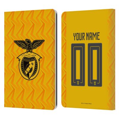 Head Case Designs Officially Licensed Custom Customized Personalized S.L. Benfica Away 2022/23 Leather Book Wallet Case Cover Compatible with Kindle Paperwhite 1/2 / 3