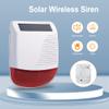 Solar Strobe Alarm Light 120db Sound Security Siren Light IP67 Waterproof for Home,Farm,Apartment Villa,Yard(Work with YISEELE WiFi Alarm System) view 2