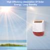 Solar Strobe Alarm Light 120db Sound Security Siren Light IP67 Waterproof for Home,Farm,Apartment Villa,Yard(Work with YISEELE WiFi Alarm System) view 3