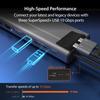 j5create USB C Dual 4K 60Hz Display Docking Station (12-in-1), Built-in M.2 SSD Slot + USB Type C to 4K@60Hz HDMI Cable view 2