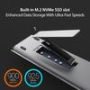 j5create USB C Dual 4K 60Hz Display Docking Station (12-in-1), Built-in M.2 SSD Slot + USB Type C to 4K@60Hz HDMI Cable view 4