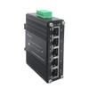 Industrial Gigabit Ethernet PoE+ Switch 5-Port 10/100/1000BASE-T Auto-MDI/MDI-X Half/Full Duplex Compact 30W PoE+ Ethernet Switch 12~48VDC Wide Range Power Input view 1