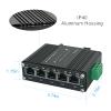 Industrial Gigabit Ethernet PoE+ Switch 5-Port 10/100/1000BASE-T Auto-MDI/MDI-X Half/Full Duplex Compact 30W PoE+ Ethernet Switch 12~48VDC Wide Range Power Input view 4