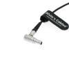 Alvin's Cables BMPCC 4K 6K Power Coiled Cable Weipu 2 Pin Female to Right Angle 2 Pin Male for Blackmagic Pocket Cinema Camera 4K 6K view 4