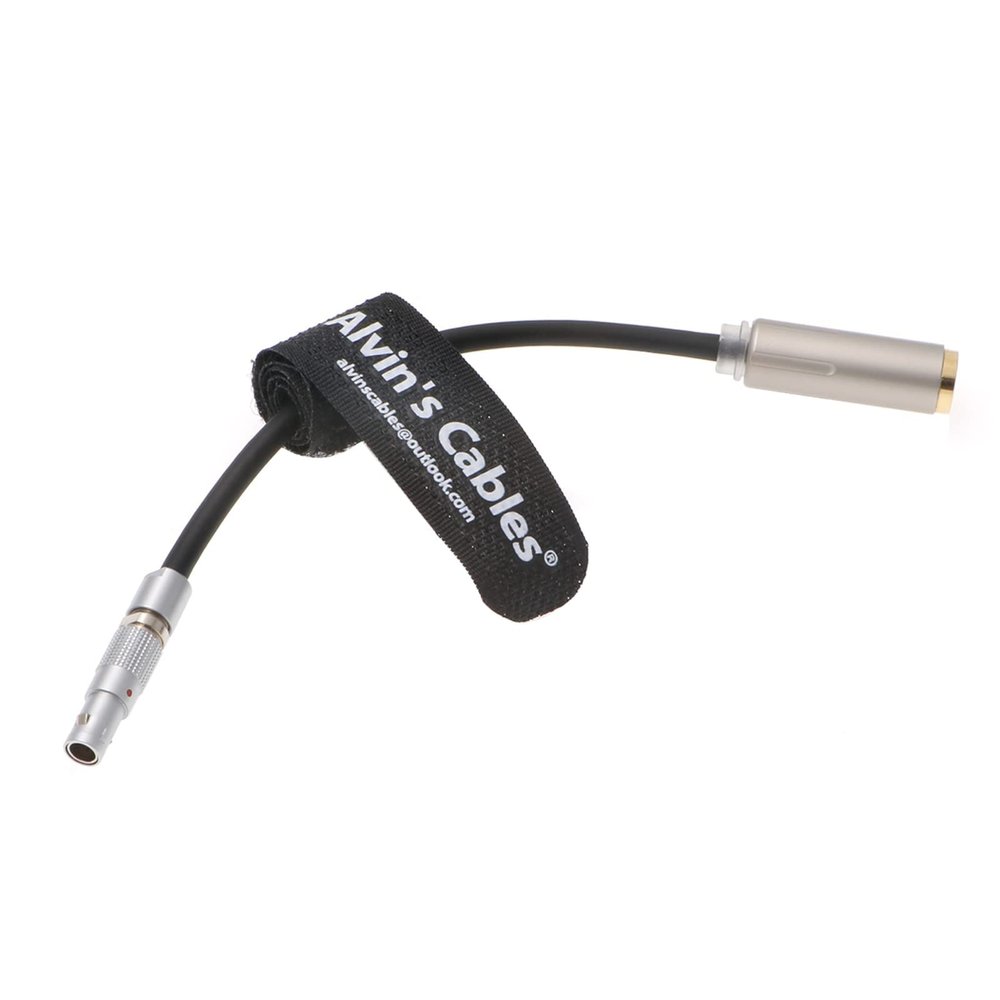Alvin's Cables Z-CAM E2 Audio Cable 00B 5-Pin Male to 3.5mm TRS Female Stereo for Z CAM E2 S6 F6 F8 M4 15cm|5.9inches